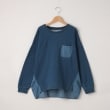オフプライスストア(ウィメン)(OFF PRICE STORE(Women))のmyke（ミーカ） デニム風コットンプルオーバー【SALE/カジュアル/デイリー/トレンド/きれいめカジュアル/ルーズシルエット/ゆったり】 ブルー(093)