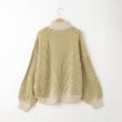 オフプライスストア(ウィメン)(OFF PRICE STORE(Women))のmyke（ミーカ） ハイネック2色編みニットセーター【SALE/セール/カジュアル/デイリー/トレンド/ルーズシルエット/ゆったり】2