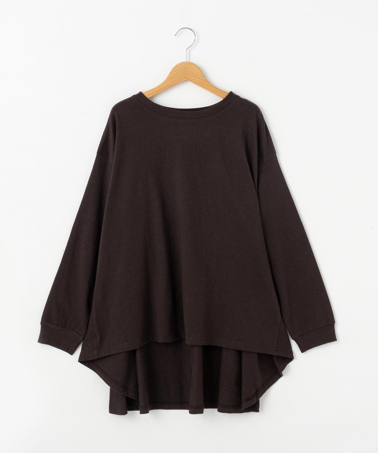オフプライスストア(ウィメン)(OFF PRICE STORE(Women))のmyke バックフレアロンT チャコールグレー(014)