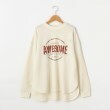 オフプライスストア(ウィメン)(OFF PRICE STORE(Women))のmyke 裏毛プリントプルオーバー アイボリー(004)