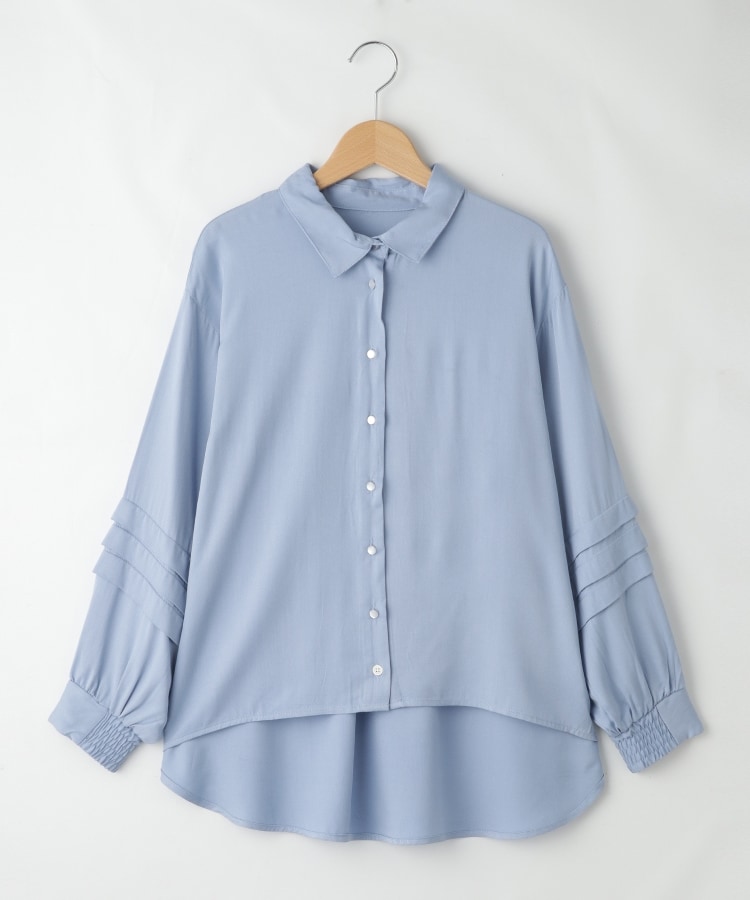 オフプライスストア(ウィメン)(OFF PRICE STORE(Women))のchill（チル）365 デザインスリーブブラウス ブルー(019)