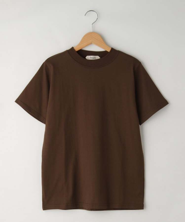 オフプライスストア(ウィメン)(OFF PRICE STORE(Women))のESPEYRAC(エスペラック) バックモチーフシンプルＴシャツ モカブラウン(042)