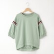 オフプライスストア(ウィメン)(OFF PRICE STORE(Women))のmyke（ミーカ） トリコロールテープ付き半袖プルオーバー1