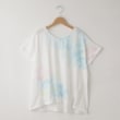 オフプライスストア(ウィメン)(OFF PRICE STORE(Women))のmyke（ミーカ） 鳥＆にじみ柄ドルマン半袖プルオーバー ホワイト(001)