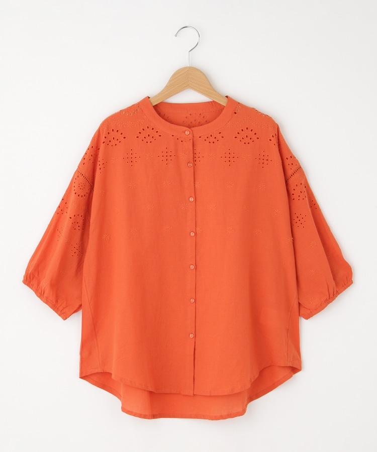 オフプライスストア(ウィメン)(OFF PRICE STORE(Women))のmitis（ミティス） ノーカラー刺繍ブラウス1