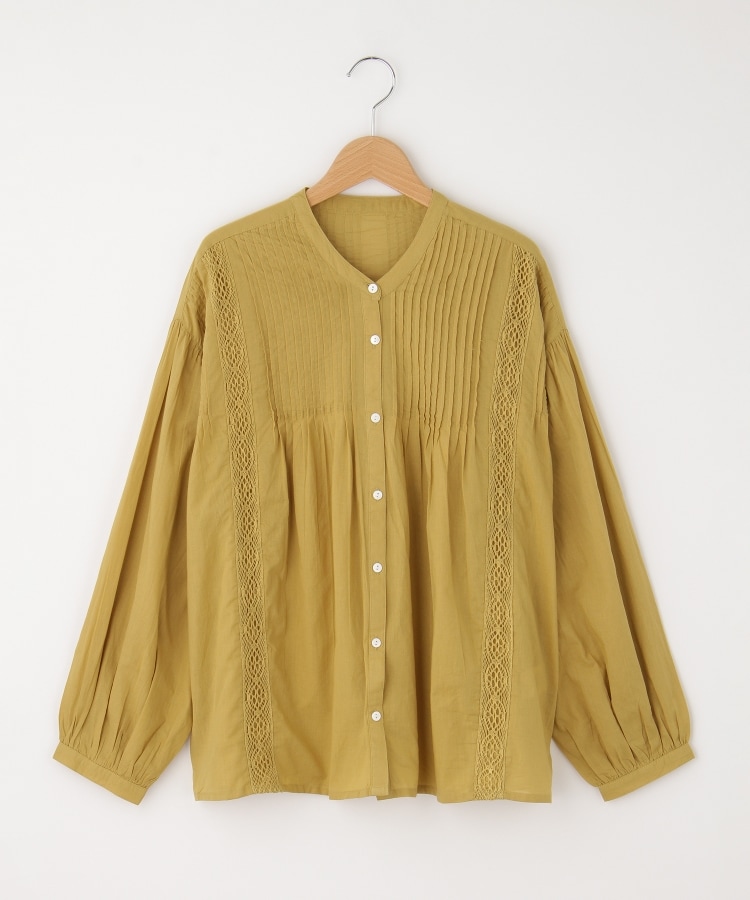 オフプライスストア(ウィメン)(OFF PRICE STORE(Women))のmitis（ミティス） 刺繍ライン入りブラウス【SALE/カジュアル/きれいめカジュアル/デイリー/ボリューム袖】1
