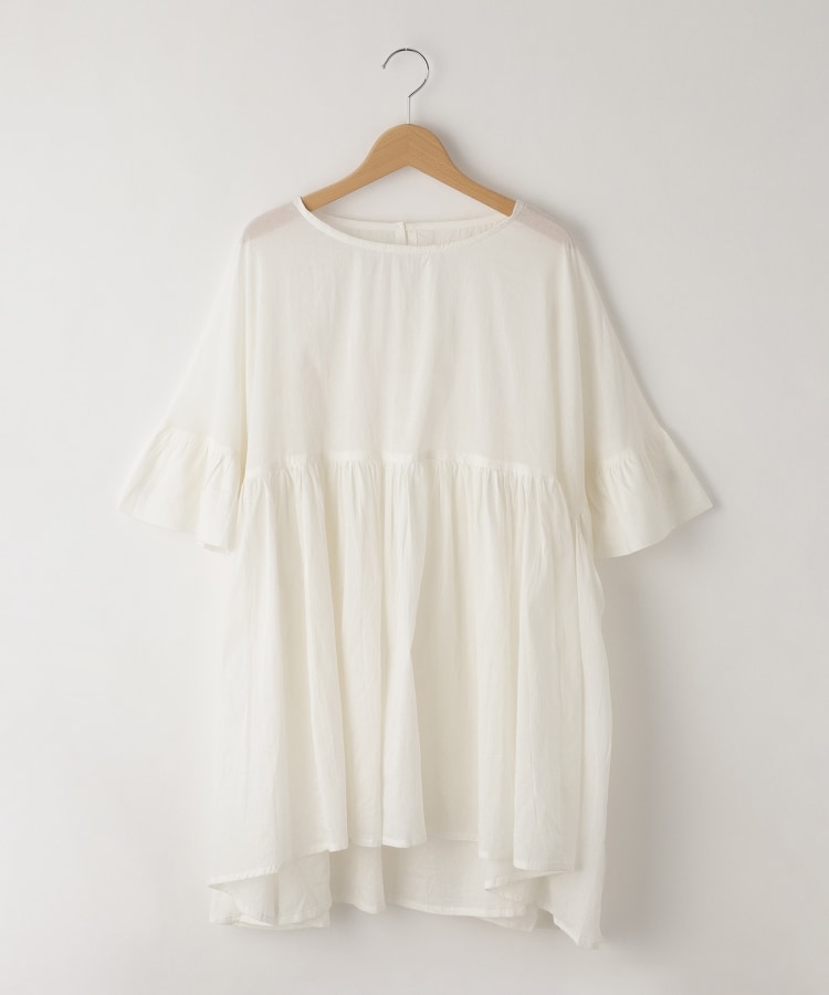 オフプライスストア(ウィメン)(OFF PRICE STORE(Women))のmitis（ミティス） オーバーサイズ切り替えプルオーバー 【SALE/デイリーカジュアル/ゆったりシルエット】 ホワイト(001)