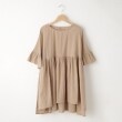 オフプライスストア(ウィメン)(OFF PRICE STORE(Women))のmitis（ミティス） オーバーサイズ切り替えプルオーバー 【SALE/デイリーカジュアル/ゆったりシルエット】 ベージュ(052)