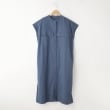 オフプライスストア(ウィメン)(OFF PRICE STORE(Women))のmitis（ミティス） バンドカラーBIGポケットワンピース　【SALE/羽織可】 ブルー(092)