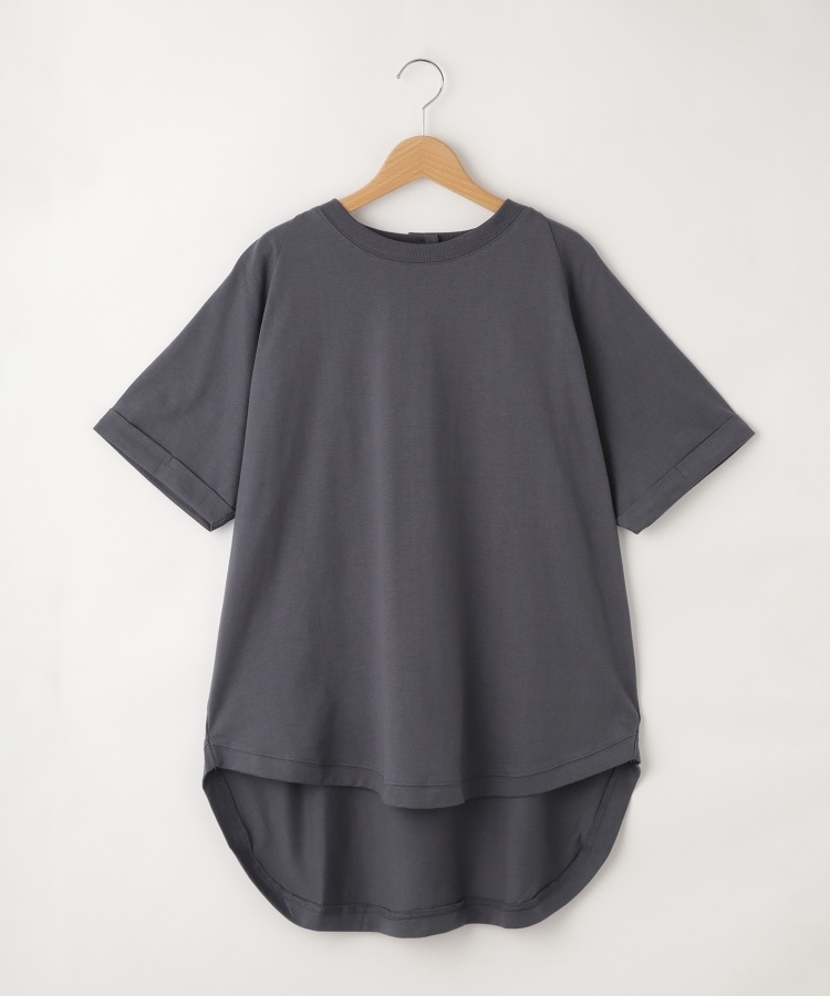 オフプライスストア(ウィメン)(OFF PRICE STORE(Women))のmitis（ミティス） バックボタン半袖プルオーバー ブルー(092)