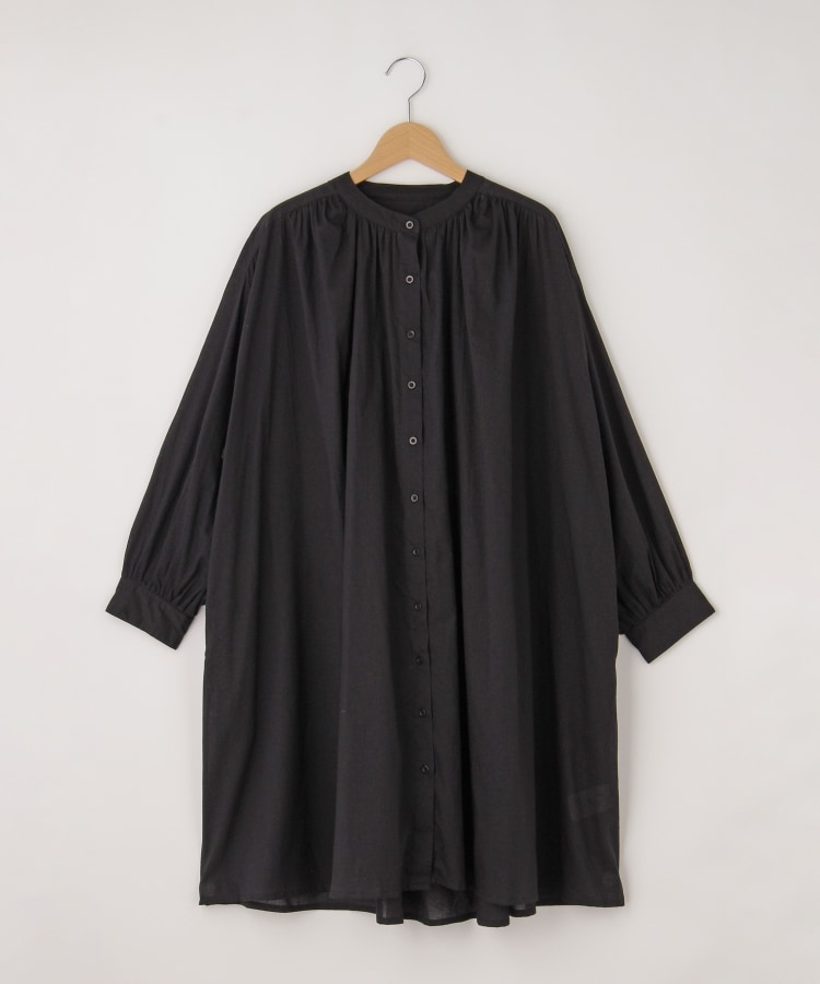 オフプライスストア(ウィメン)(OFF PRICE STORE(Women))のmitis（ミティス） 長袖ボリュームワンピース　【SALE/ゆったりシルエット/デイリーカジュアル】 ブラック(019)