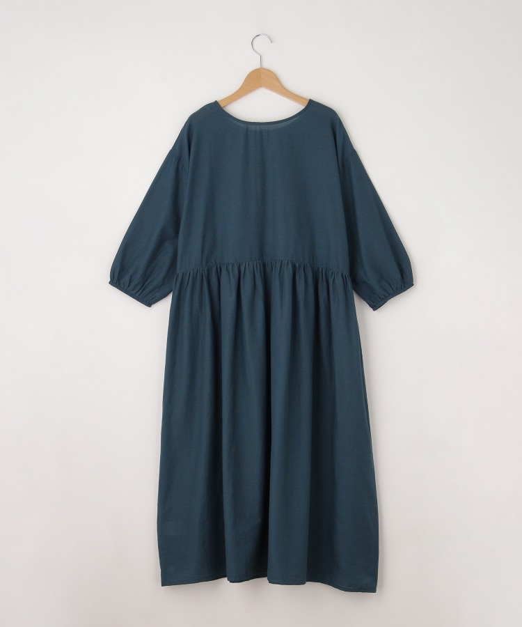 オフプライスストア(ウィメン)(OFF PRICE STORE(Women))のmitis（ミティス） ウエスト切り替えギャザーワンピース　【SALE/ゆったりシルエット/デイリー/きれいめ/手洗い可】3