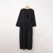 オフプライスストア(ウィメン)(OFF PRICE STORE(Women))のmitis（ミティス） 刺繍7分袖ガウンワンピース ネイビー(093)