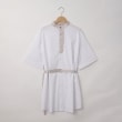 オフプライスストア(ウィメン)(OFF PRICE STORE(Women))のMAYAMAYA（マヤマヤ） 同色ストライプワイドシャツ【SALE/きれいめカジュアル/きれいめ/デイリー/トレンド】 ホワイト(001)