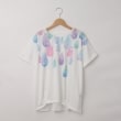 オフプライスストア(ウィメン)(OFF PRICE STORE(Women))のmitis（ミティス） しずく＆フラワープリントTシャツ ホワイト(001)