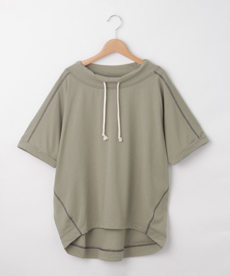 オフプライスストア(ウィメン)(OFF PRICE STORE(Women))のミーカ ルーズハイネックプルオーバー カーキ(027)