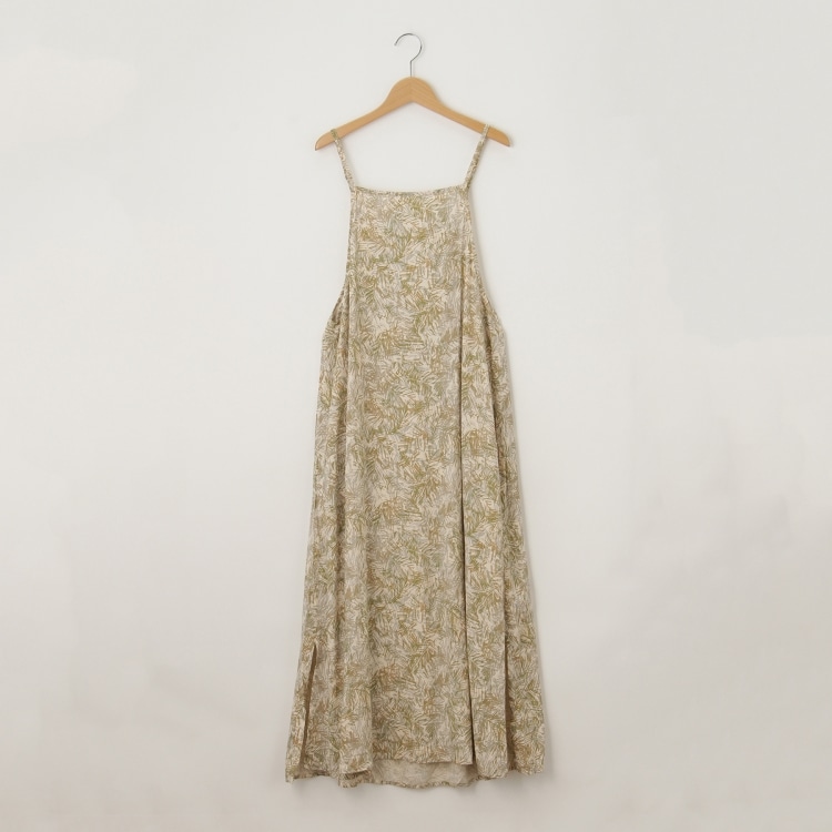 オフプライスストア(ウィメン)(OFF PRICE STORE(Women))のlil nina（リルニーナ） プリント後ろリボンキャミワンピース キャミワンピース
