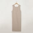 オフプライスストア(ウィメン)(OFF PRICE STORE(Women))のhunch（ハンチ） スクエアネックロングワンピース ベージュ(052)