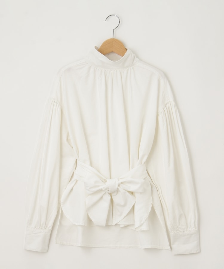 オフプライスストア(ウィメン)(OFF PRICE STORE(Women))のhunch（ハンチ） 取り外し可リボンベルト付きハイネックブラウス1