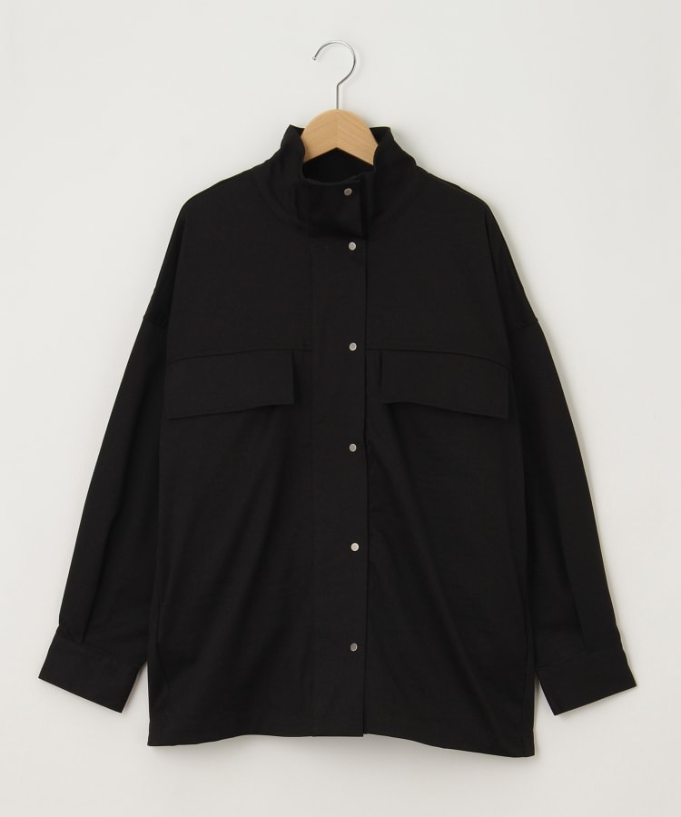 オフプライスストア(ウィメン)(OFF PRICE STORE(Women))のhunch（ハンチ） バック切り替えBIGシルエットブルゾン ブラック(019)