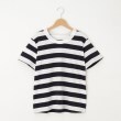 オフプライスストア(ウィメン)(OFF PRICE STORE(Women))のLAITERIE（レイトリー） コットン半袖ボーダーTシャツ【SALE/カジュアル/デイリー/トレンド/きれいめカジュアル】 ネイビー(293)