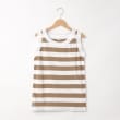 オフプライスストア(ウィメン)(OFF PRICE STORE(Women))のLAITERIE（レイトリー） コットンボーダータンクトップ オーク(252)