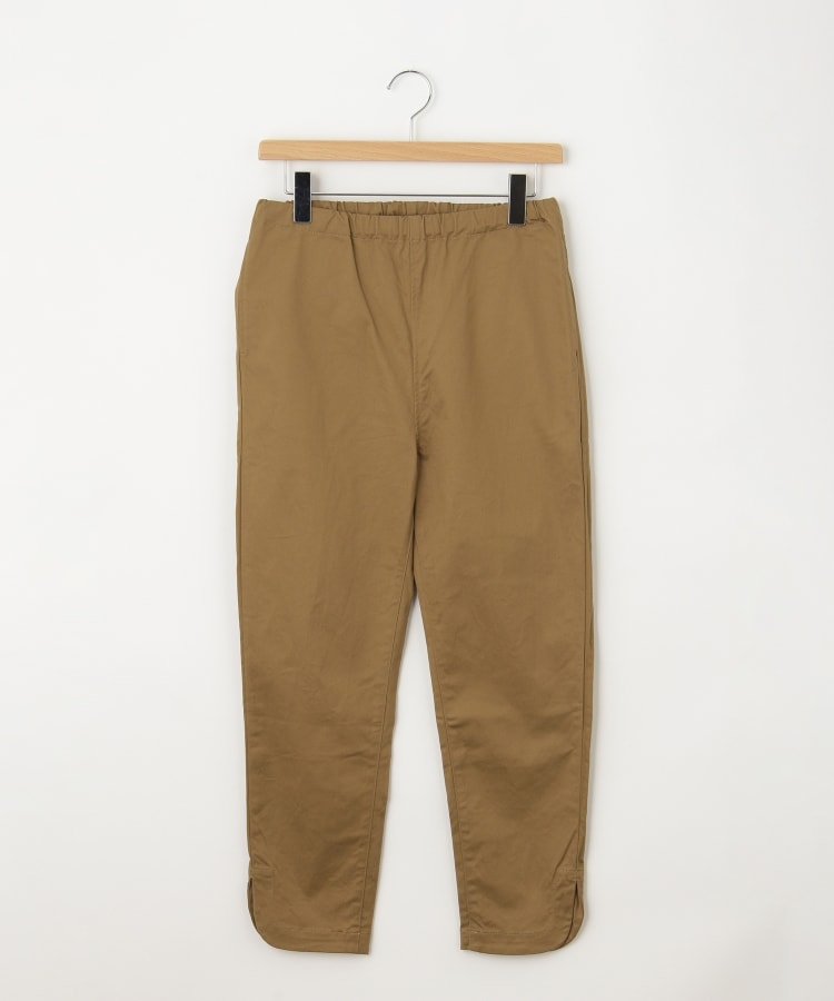 オフプライスストア(ウィメン)(OFF PRICE STORE(Women))のtumugu: （ツムグ） ウエストゴムドロスト付きサイドスリットパンツ カーキ(027)