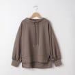 オフプライスストア(ウィメン)(OFF PRICE STORE(Women))のmitis（ミティス） ハイネックドロスト付きカットソー【SALE/セール/セール/カジュアル/デイリー/トレンド/きれいめカジュアル/ルーズシルエット/ゆったり】 ブラウン(042)