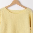 オフプライスストア(ウィメン)(OFF PRICE STORE(Women))のmitis（ミティス） 丸首シャーリングカットソー【SALE/セール/カジュアル/デイリー/トレンド/きれいめカジュアル】3