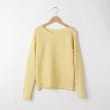 オフプライスストア(ウィメン)(OFF PRICE STORE(Women))のmitis（ミティス） 丸首シャーリングカットソー【SALE/セール/カジュアル/デイリー/トレンド/きれいめカジュアル】 イエロー(032)