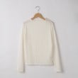 オフプライスストア(ウィメン)(OFF PRICE STORE(Women))のmitis（ミティス） フロッキー花柄ハイネックカットソー【SALE/セール/カジュアル/デイリー/トレンド/きれいめカジュアル】 アイボリー(004)