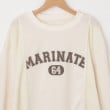 オフプライスストア(ウィメン)(OFF PRICE STORE(Women))のmyke（ミーカ） ロゴワッフルコンビ切り替えトレーナー【SALE/セール/カジュアル/デイリー/トレンド/ルーズシルエット/ゆったり】3