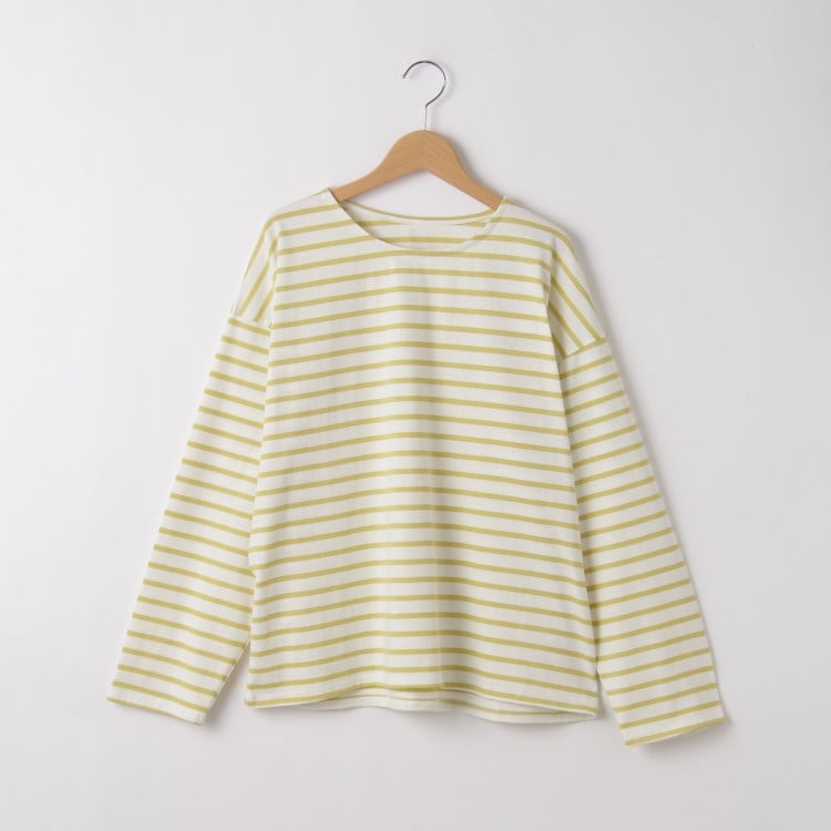 オフプライスストア(ウィメン)(OFF PRICE STORE(Women))のmyke（ミーカ） ボーダーボートネックカットソー【SALE/セール/カジュアル/デイリー/トレンド/ゆったり】 カットソー