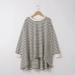 オフプライスストア(ウィメン)(OFF PRICE STORE(Women))のmyke（ミーカ） バック切り替えカットソー【SALE/セール/カジュアル/デイリー/トレンド/ルーズシルエット/ゆったり】 ホワイト(201)