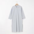 オフプライスストア(ウィメン)(OFF PRICE STORE(Women))のVent d' ouest per Leminor(ヴァンドウェスト パー ルミノール） サイドスリット入りシャツワンピース ブルー(091)