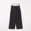 オフプライスストア(ウィメン)(OFF PRICE STORE(Women))のVent d' ouest per Leminor(ヴァンドウェスト パー ルミノール） チェックマリンパンツ ネイビー(312)