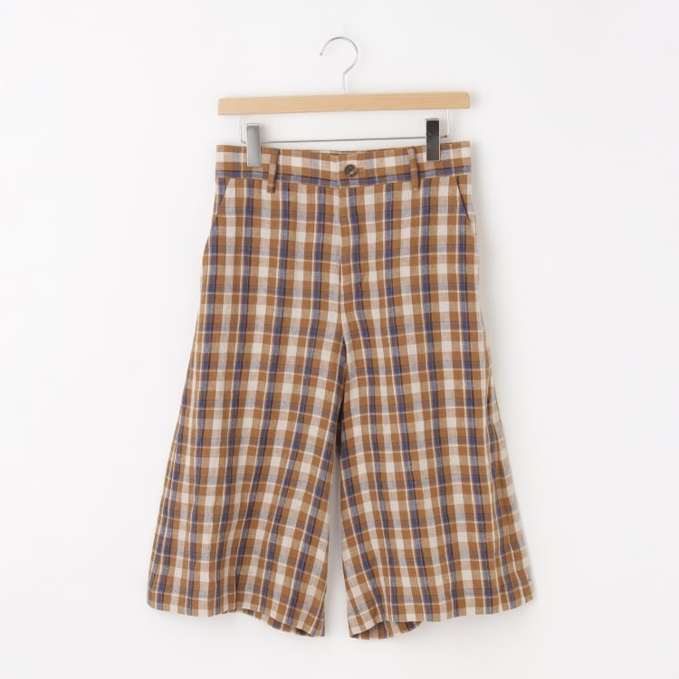 オフプライスストア(ウィメン)(OFF PRICE STORE(Women))のVent d' ouest per Leminor(ヴァンドウェスト パー ルミノール） チェックひざ下丈パンツ 6～9分丈パンツ