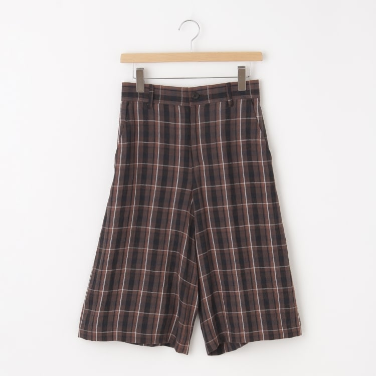 オフプライスストア(ウィメン)(OFF PRICE STORE(Women))のVent d' ouest per Leminor(ヴァンドウェスト パー ルミノール） チェックひざ下丈パンツ 6～9分丈パンツ