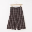 オフプライスストア(ウィメン)(OFF PRICE STORE(Women))のVent d' ouest per Leminor(ヴァンドウェスト パー ルミノール） チェックひざ下丈パンツ モカブラウン(342)