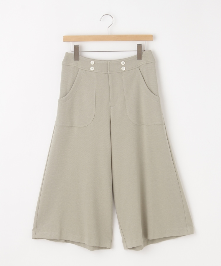 オフプライスストア(ウィメン)(OFF PRICE STORE(Women))のVent d' ouest per Leminor(ヴァンドウェスト パー ルミノール） 裏地付きミドル丈パンツ ミントグリーン(021)