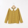 オフプライスストア(ウィメン)(OFF PRICE STORE(Women))のVent d' ouest per Leminor(ヴァンドウェスト パー ルミノール） レースカラーブラウス マスタード(033)