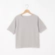 オフプライスストア(ウィメン)(OFF PRICE STORE(Women))のmitis（ミティス） シャーリングクルーネックカットソー【SALE/セール/カジュアル/デイリー/トレンド/きれいめカジュアル】 グレー(012)