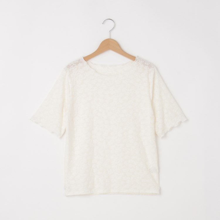 オフプライスストア(ウィメン)(OFF PRICE STORE(Women))のmitis（ミティス） 花柄シアーカットソー【SALE/セール/カジュアル/デイリー/トレンド/きれいめカジュアル】 カットソー