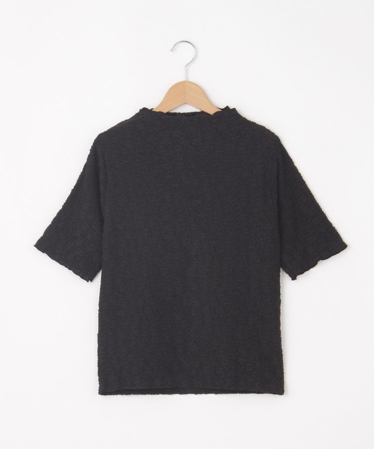 オフプライスストア(ウィメン)(OFF PRICE STORE(Women))のmitis（ミティス） 花柄シアーボトルネックカットソー【SALE/セール/カジュアル/デイリー/トレンド/きれいめカジュアル】 ブラック(019)