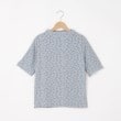 オフプライスストア(ウィメン)(OFF PRICE STORE(Women))のmitis（ミティス） 花柄シアーボトルネックカットソー【SALE/セール/カジュアル/デイリー/トレンド/きれいめカジュアル】 ブルー(092)