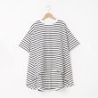 オフプライスストア(ウィメン)(OFF PRICE STORE(Women))のmyke（ミーカ） フィッシュテールロングTシャツ【SALE/セール/カジュアル/デイリー/トレンド/ゆったり/体型カバー】 ネイビー(093)