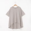 オフプライスストア(ウィメン)(OFF PRICE STORE(Women))のmyke（ミーカ） フィッシュテールロングTシャツ【SALE/セール/カジュアル/デイリー/トレンド/ゆったり/体型カバー】 ベージュ(032)