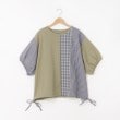 オフプライスストア(ウィメン)(OFF PRICE STORE(Women))のmyke（ミーカ） 異素材袖バルーンTシャツ【SALE/セール/カジュアル/デイリー/トレンド/ゆったり】 カーキ(027)
