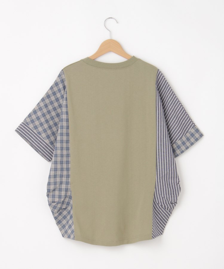 オフプライスストア(ウィメン)(OFF PRICE STORE(Women))のmyke（ミーカ） 異素材ビッグTシャツ【SALE/セール/カジュアル/デイリー/トレンド/ゆったり】3