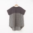 オフプライスストア(ウィメン)(OFF PRICE STORE(Women))のmyke（ミーカ） 異素材フィッシュテールTシャツ【SALE/セール/カジュアル/デイリー/トレンド/ゆったり/体型カバー】 チャコールグレー(014)